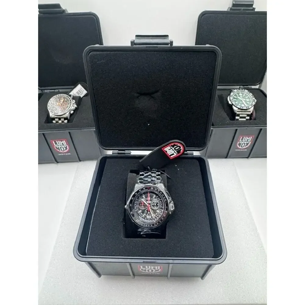 NEW Luminox F-22 Raptor Black Titanium Men's Quartz Watch XA.9272